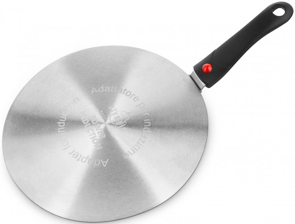 Адаптер для индукционных плит, D 26 см, H 0,5 см, съем. ручка, литой алюминий, Olympia Diamante 60.02 Адаптер для индукционных плит, D 26 см, H 0,5 см, съем. ручка, литой алюминий, Olympia Diamante 60.02