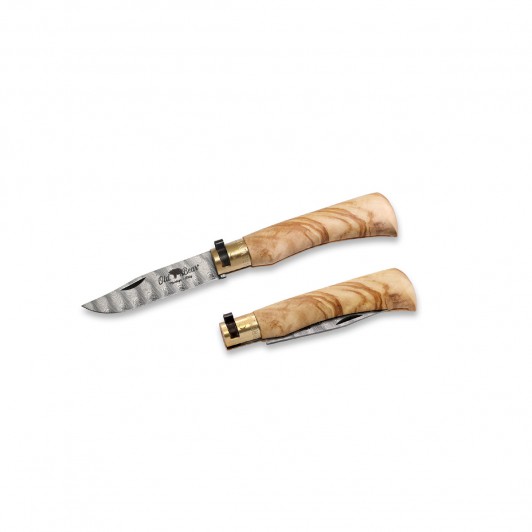 Складной нож Antonini 9305/19_LU Damascus M, олива Складной нож Antonini 9305/19_LU Damascus M, олива