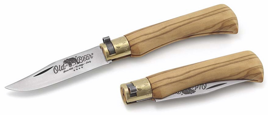 Складной нож Antonini 9307/19_LU Olive M, 8 см Складной нож Antonini 9307/19_LU Olive M, 8 см