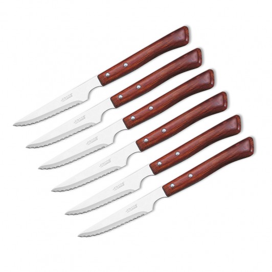 Набор столовых ножей для стейка Arcos Steak Knives 372000, 11 см Набор столовых ножей для стейка Arcos Steak Knives 372000, 11 см