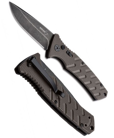 Полуавтоматический складной нож Boker 01bo424 Strike Coyote Spearpoint Полуавтоматический складной нож Boker 01bo424 Strike Coyote Spearpoint