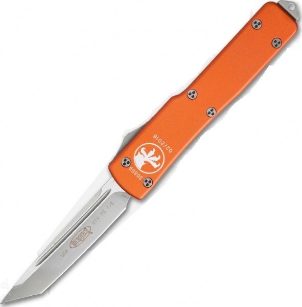 Автоматический складной нож Microtech UTX-70 Satin 149-4OR Автоматический складной нож Microtech UTX-70 Satin 149-4OR