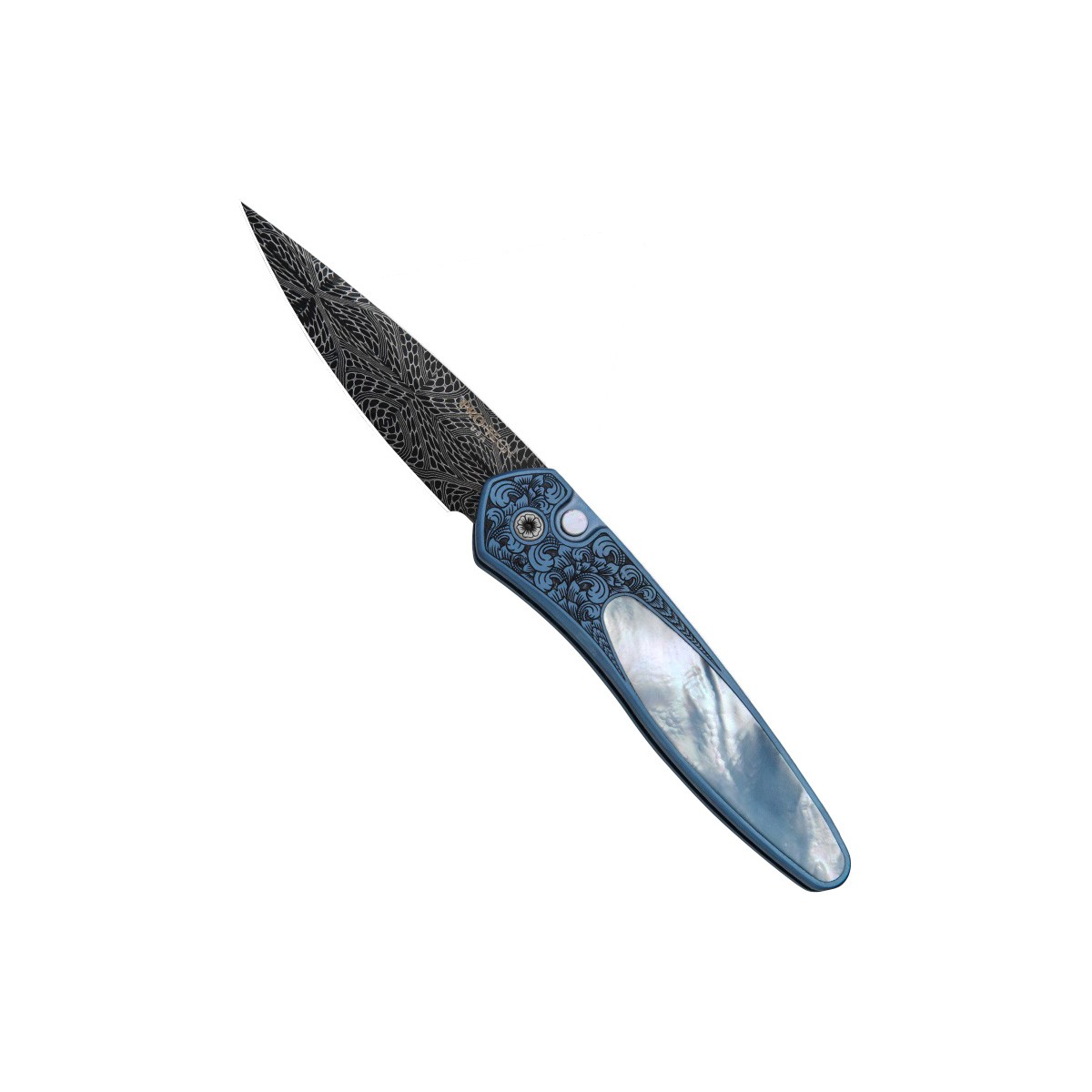 Автоматический складной нож Pro-Tech Newport Ultimate Custom blue Автоматический складной нож Pro-Tech Newport Ultimate Custom blue