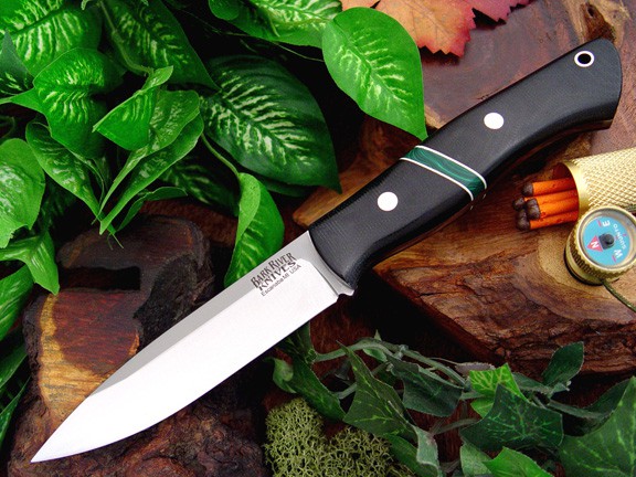 Охотничий нож Bark River Aurora Jade Malachite Spacer Охотничий нож Bark River Aurora Jade Malachite Spacer