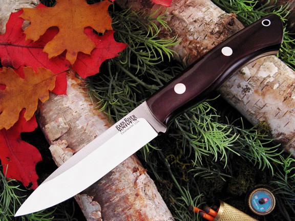 Охотничий нож Bark River Aurora Maroon Linen Micarta Охотничий нож Bark River Aurora Maroon Linen Micarta