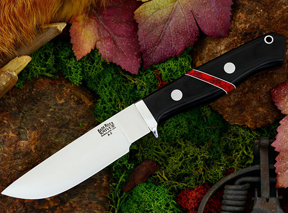 Охотничий нож Bark River Gameskeeper Black Canvas Micarta Bloody Jasper Охотничий нож Bark River Gameskeeper Black Canvas Micarta Bloody Jasper