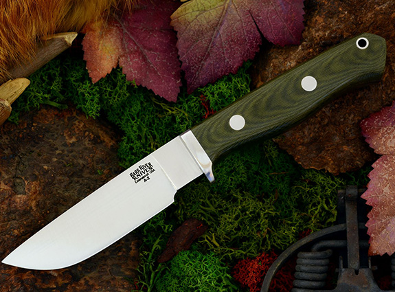 Охотничий нож Bark River Gameskeeper Green Linen Micarta Охотничий нож Bark River Gameskeeper Green Linen Micarta