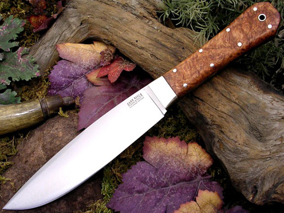 Туристический нож Bark River Rogue Amboynia Burl Туристический нож Bark River Rogue Amboynia Burl