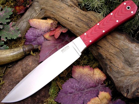 Нож Bark River Rogue Rogue Red Linen Micarta Нож Bark River Rogue Rogue Red Linen Micarta