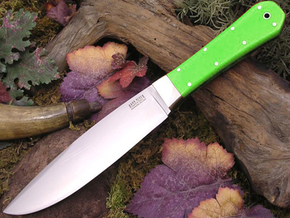Туристический нож Bark River Rogue Toxic Green G-10 Туристический нож Bark River Rogue Toxic Green G-10