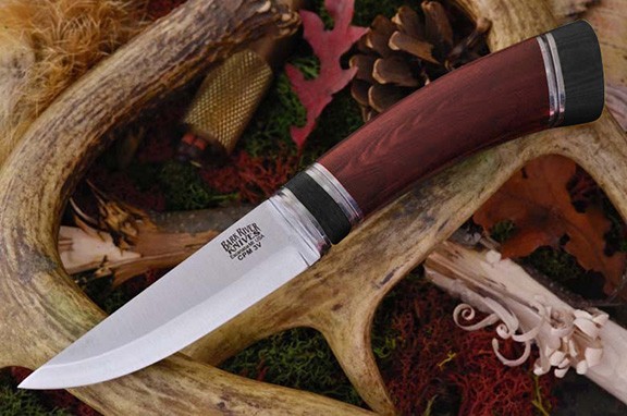 Складной нож Bark River Scandi Red Linen Micarta Black Paper Space Складной нож Bark River Scandi Red Linen Micarta Black Paper Space