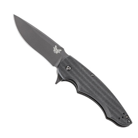 Складной нож Benchmade Precinct Flipper, Black G10, Black Plain 320BK Складной нож Benchmade Precinct Flipper, Black G10, Black Plain 320BK