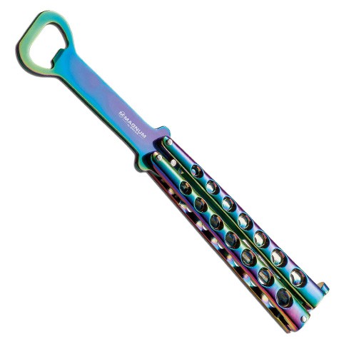 Открывалка Boker 09sc010 Magnum Rainbow Balisong Открывалка Boker 09sc010 Magnum Rainbow Balisong