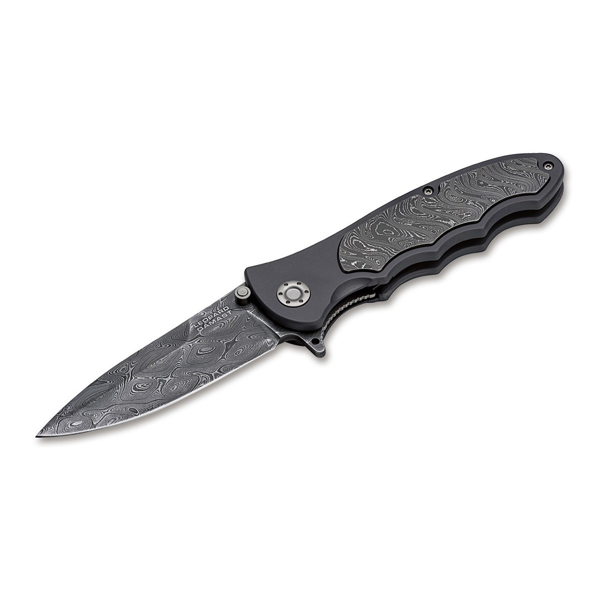 Складной нож Boker 110237DAM Leopard Damast III Collection Складной нож Boker 110237DAM Leopard Damast III Collection