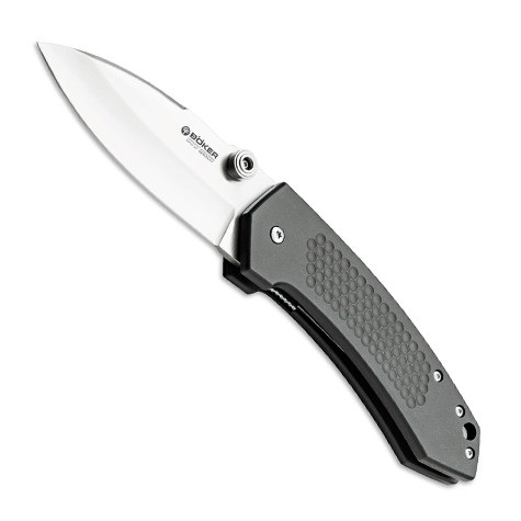 Складной нож Boker 111633 Solo CPM-3V Carbon Steel, Gray Aluminum Складной нож Boker 111633 Solo CPM-3V Carbon Steel, Gray Aluminum