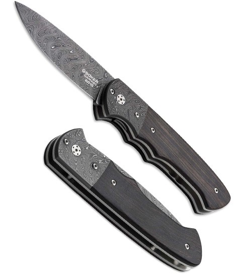 Складной нож Boker 1132015DAM Collector's Year Knife 2015, Chad Nichols Boomerang Stainless Damascus Складной нож Boker 1132015DAM Collector's Year Knife 2015, Chad Nichols Boomerang Stainless Damascus