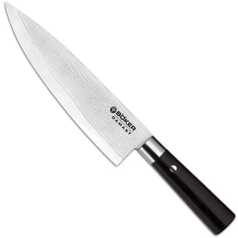 Кухонный поварской нож Boker Damast Black Kochmesser 130421dam Кухонный поварской нож Boker Damast Black Kochmesser 130421dam