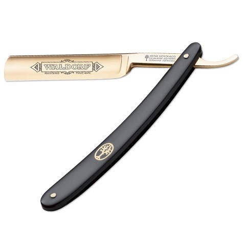 Опасная бритва Boker 140321 Waldorf 24 Karat Gold 5/8 Опасная бритва Boker 140321 Waldorf 24 Karat Gold 5/8