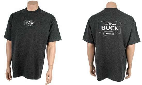 Футболка Buck 13014 серая Футболка Buck 13014 серая