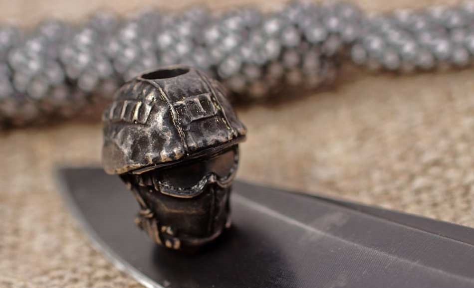 Бусина Mr.Blade Боец черная Бусина Mr.Blade Боец черная