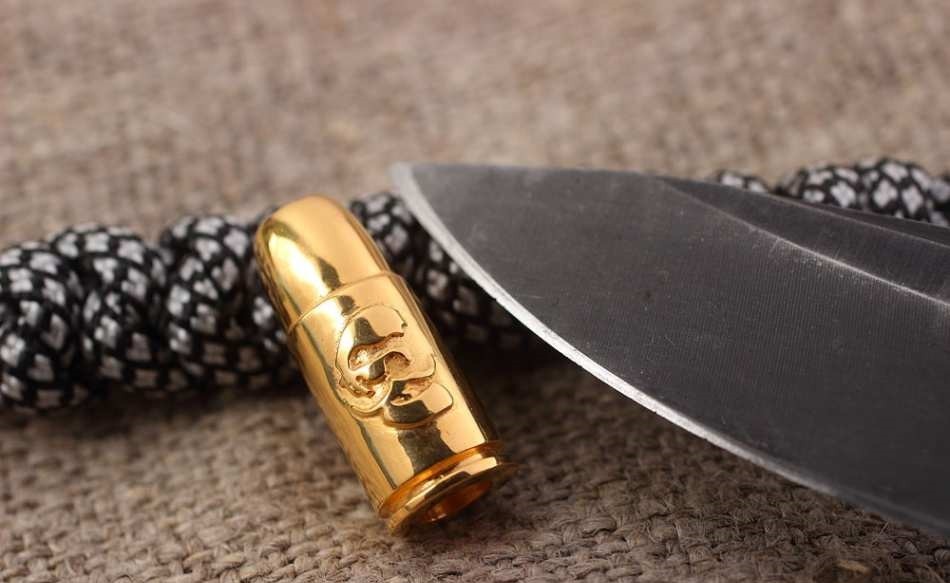 Бусина Mr.Blade Гильза золото Бусина Mr.Blade Гильза золото