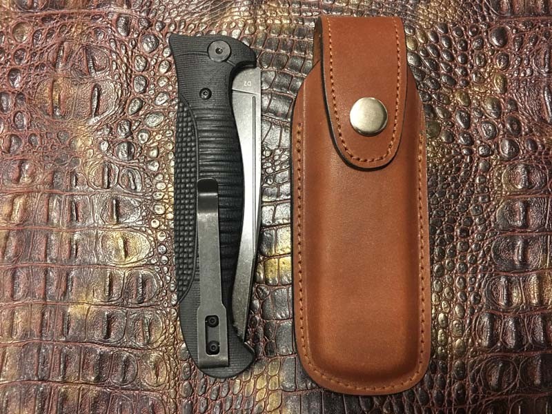 Чехол для складного ножа Финка Reptilian R6-brown Чехол для складного ножа Финка Reptilian R6-brown