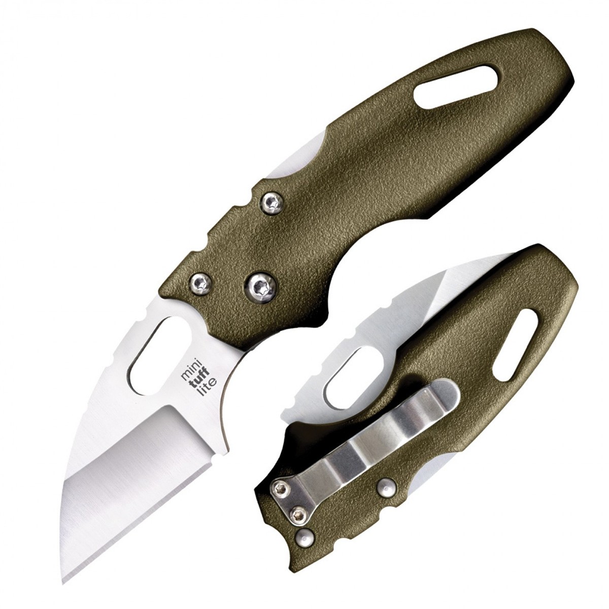 Складной нож Cold Steel 20MTGD Mini Tuff Lite Plain Edge OD Green Складной нож Cold Steel 20MTGD Mini Tuff Lite Plain Edge OD Green