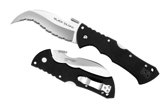 Складной нож Cold Steel 22BS Black Talon 2 Serrated Edge Складной нож Cold Steel 22BS Black Talon 2 Serrated Edge