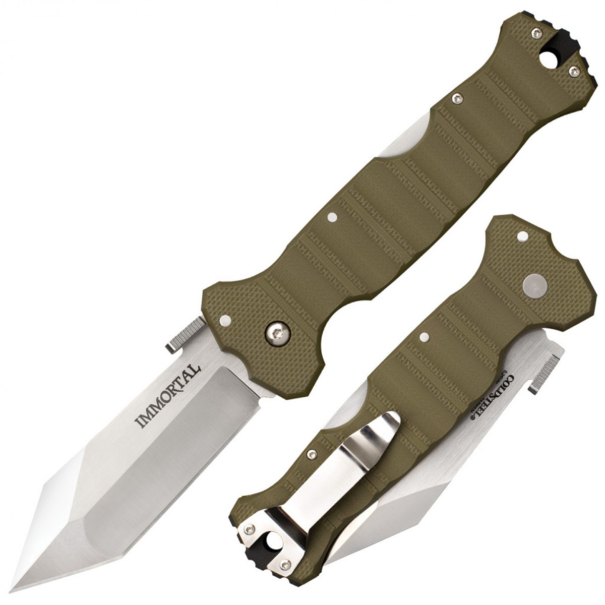 Складной нож Cold Steel 23HVG Immortal OD Green Складной нож Cold Steel 23HVG Immortal OD Green