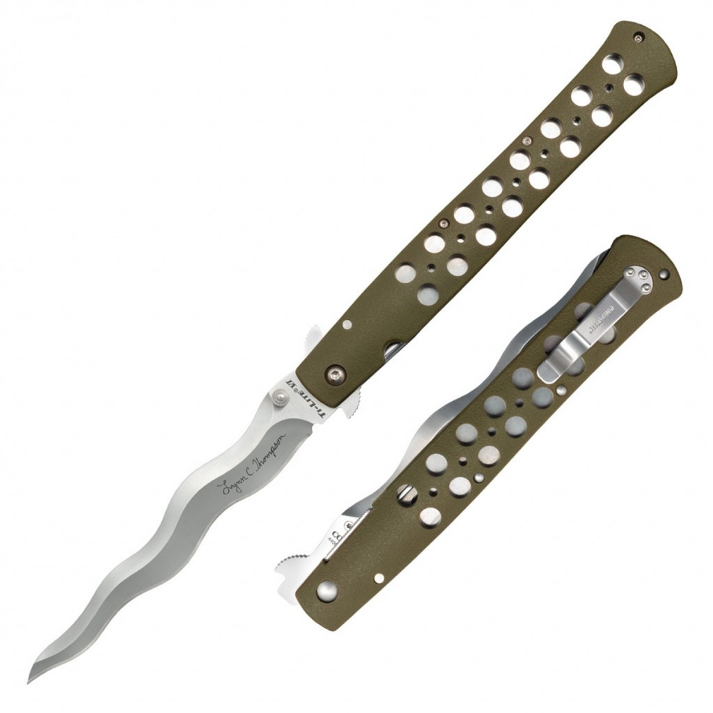 Складной нож Cold Steel 26SY6 Ti-Lite 6", Lynn Thompson, клинок крис Складной нож Cold Steel 26SY6 Ti-Lite 6", Lynn Thompson, клинок крис