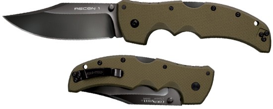 Складной нож Cold Steel 27TLCVG Recon 1 Clip Point OD Green Складной нож Cold Steel 27TLCVG Recon 1 Clip Point OD Green
