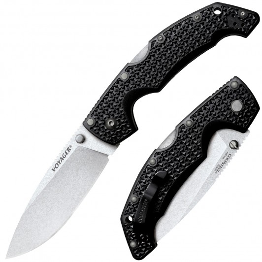 Складной нож Cold Steel 29AB Voyager Large Drop Plain Edge Складной нож Cold Steel 29AB Voyager Large Drop Plain Edge
