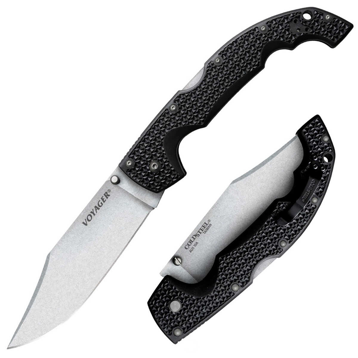 Складной нож Cold Steel 29AXC Voyager Clip 5 Plain Edge, AUS-10A Складной нож Cold Steel 29AXC Voyager Clip 5 Plain Edge, AUS-10A