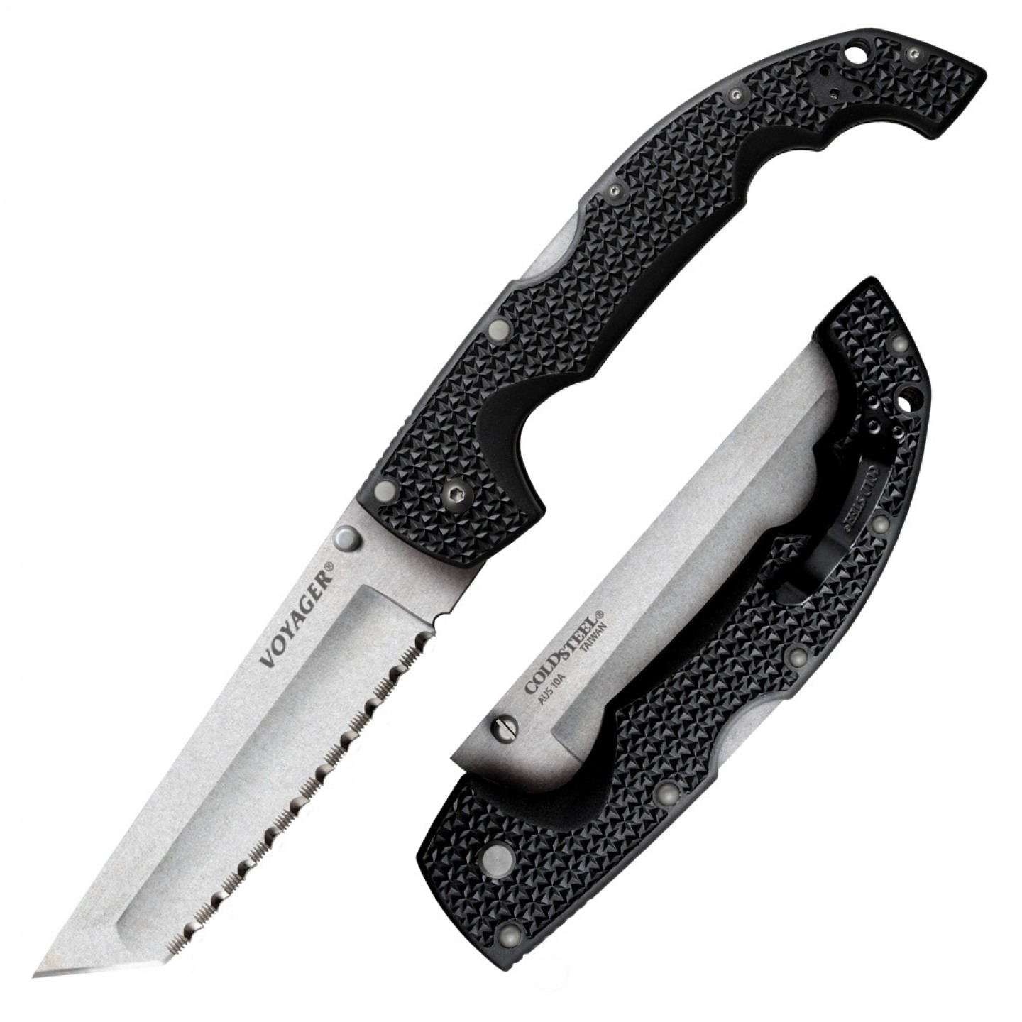 Складной нож Cold Steel 29AXTS XL Voyager Tanto Serrated Edge Складной нож Cold Steel 29AXTS XL Voyager Tanto Serrated Edge