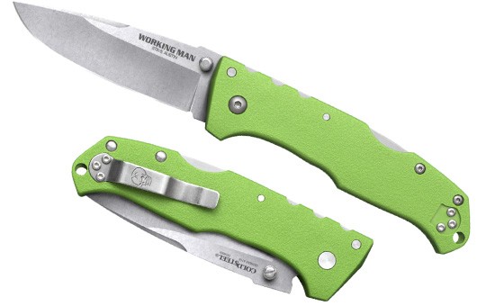 Складной нож Cold Steel 54NVLM Steve Austin WorKing Man Neon Green Складной нож Cold Steel 54NVLM Steve Austin WorKing Man Neon Green