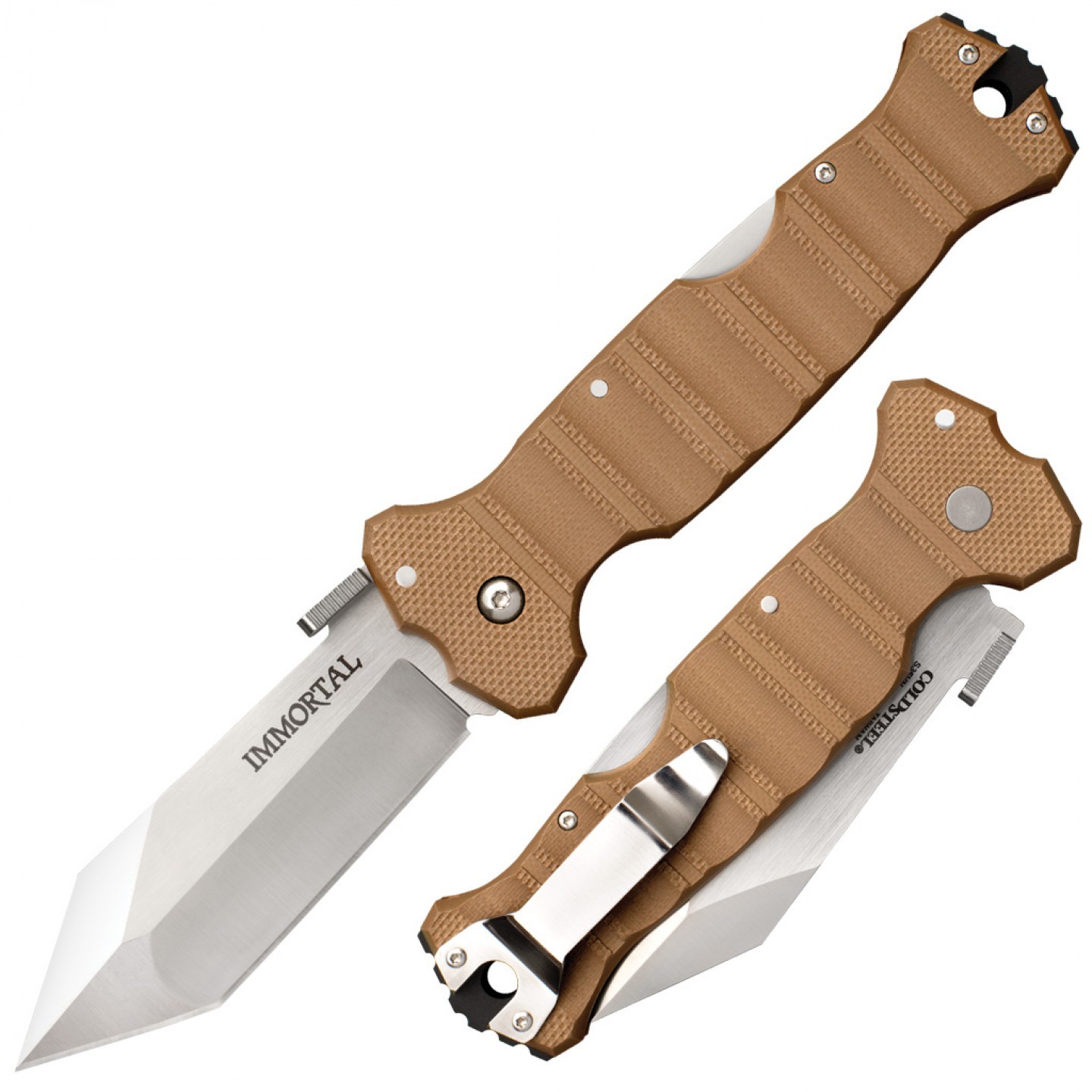 Складной нож Cold Steel 23HVB Immortal Coyote Tan Складной нож Cold Steel 23HVB Immortal Coyote Tan