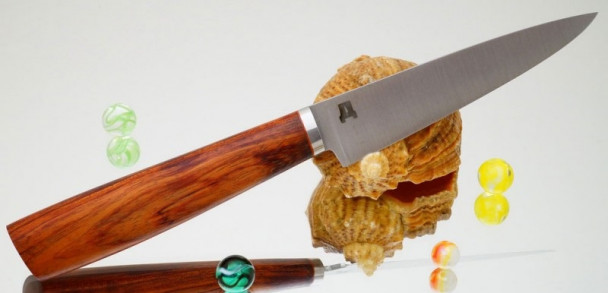 Дамир Сафаров. Классический кухонный нож Коренчатый, лезвие 130 мм., DS-C-Kor-130 Дамир Сафаров. Классический кухонный нож Коренчатый, лезвие 130 мм., DS-C-Kor-130