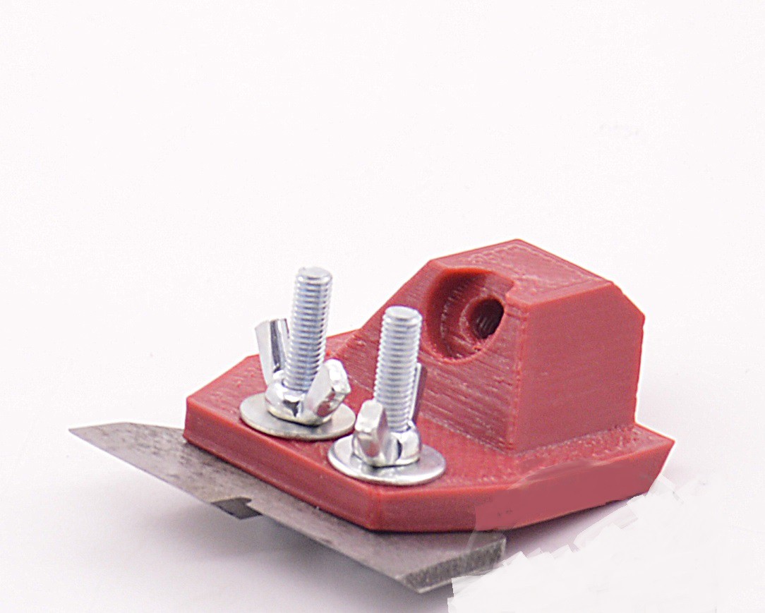 Держатель для заточки ножей ледобура к точилке Жук Держатель для заточки ножей ледобура к точилке Жук