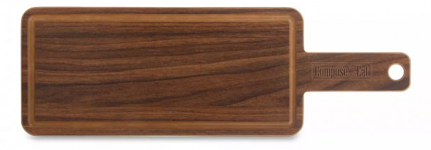 Доска композитная с желобом, для сервировки и подачи, 36х12см, орех, Fashion, ComposeEat DSJ36120655KL6 Доска композитная с желобом, для сервировки и подачи, 36х12см, орех, Fashion, ComposeEat DSJ36120655KL6