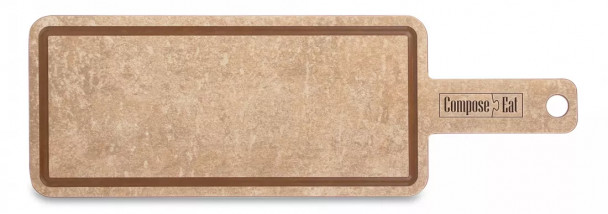 Доска композитная с желобом, для сервировки и подачи, 36х12см, порфир кремовый, Fashion, ComposeEat DSJ36120433KL6 Доска композитная с желобом, для сервировки и подачи, 36х12см, порфир кремовый, Fashion, ComposeEat DSJ36120433KL6