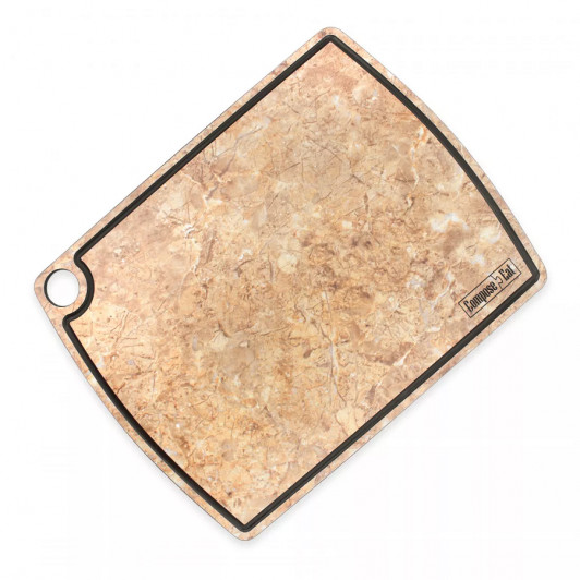 Доска разделочная композитная c желобом ComposeEat DRJ3662830431KL6 оникс светлый, 36х28см Доска разделочная композитная c желобом ComposeEat DRJ3662830431KL6 оникс светлый, 36х28см