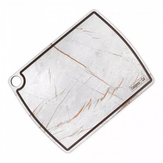 Доска разделочная композитная c желобом ComposeEat DRJ3662830435KL6 серый мрамор, 36х28см Доска разделочная композитная c желобом ComposeEat DRJ3662830435KL6 серый мрамор, 36х28см