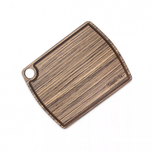 Доска разделочная композитная c желобом ComposeEat DRJ2902250654KL6 зебрано натуральный, 29х22см Доска разделочная композитная c желобом ComposeEat DRJ2902250654KL6 зебрано натуральный, 29х22см