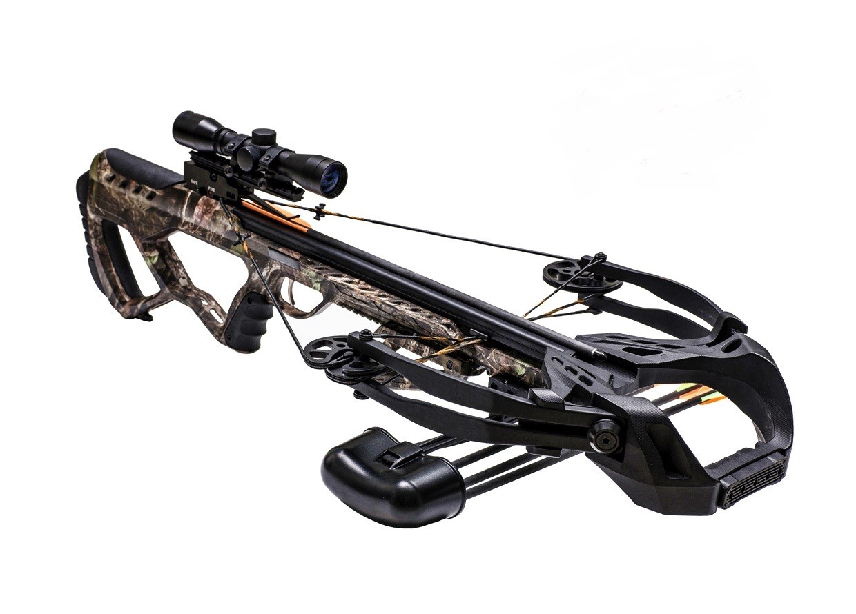 Арбалет блочный Ek Archery/Poe Lang Guillotine-X 400 Plus камуфляж (c комплектацией) CR-062MP-95 Арбалет блочный Ek Archery/Poe Lang Guillotine-X 400 Plus камуфляж (c комплектацией) CR-062MP-95