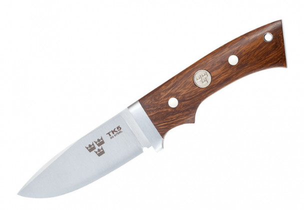Охотничий нож Fallkniven Tre Kronor De Luxe Hunter TK5, сталь 3G, ножны кожа Охотничий нож Fallkniven Tre Kronor De Luxe Hunter TK5, сталь 3G, ножны кожа