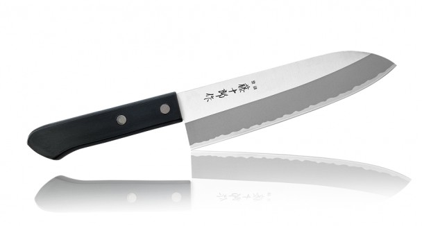 Нож cантоку Fuji Cutlery Tojuro TJ-12, 165 мм, сталь SK-5 Нож cантоку Fuji Cutlery Tojuro TJ-12, 165 мм, сталь SK-5