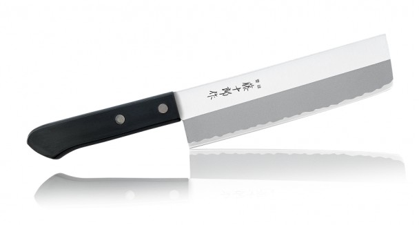 Нож накири Fuji Cutlery Tojuro TJ-13, 160 мм, сталь SK-5 Нож накири Fuji Cutlery Tojuro TJ-13, 160 мм, сталь SK-5