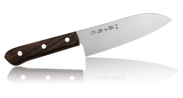 Нож сантоку мини Fuji Cutlery Tojuro TJ-52, 140 мм, сталь Мо-V Нож сантоку мини Fuji Cutlery Tojuro TJ-52, 140 мм, сталь Мо-V