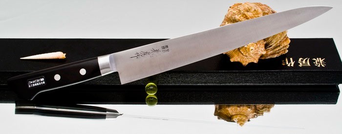 Филейный нож Fujiwara Sujihiki FKH-9, 24 см. Филейный нож Fujiwara Sujihiki FKH-9, 24 см.