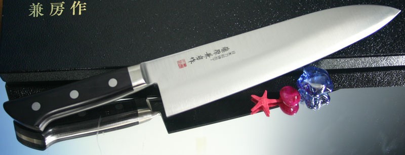 Разделочный нож Fujiwara Western Deba FKM-14, 24 см. Разделочный нож Fujiwara Western Deba FKM-14, 24 см.